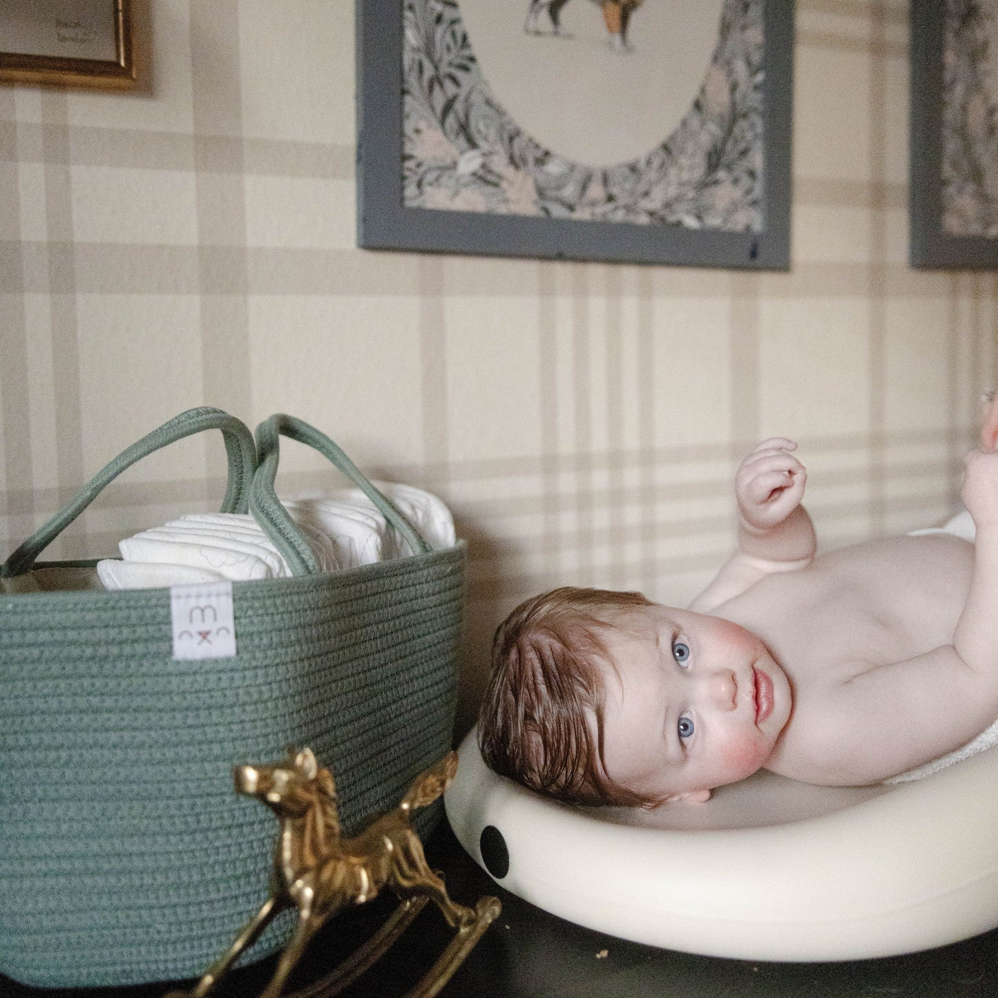 Rope Diaper Caddy
