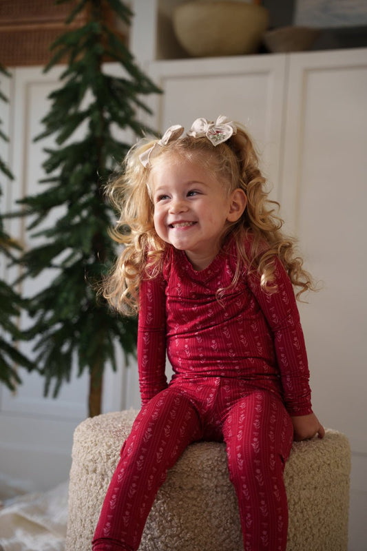 Christmas Floral Pajamas